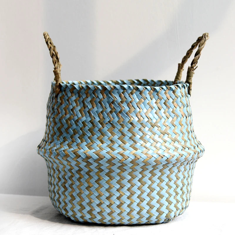 Collapsible Boho Bin